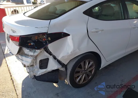 2014 Hyundai Elantra Se from USA, damaged, VIN 5NPDH4AE2EH511120